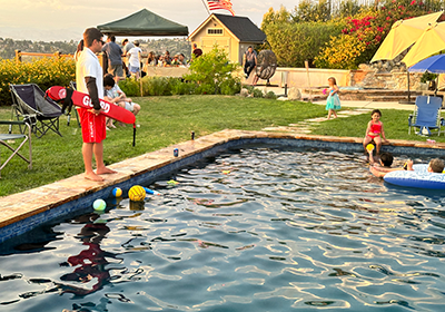 Professional Lifeguard on Duty